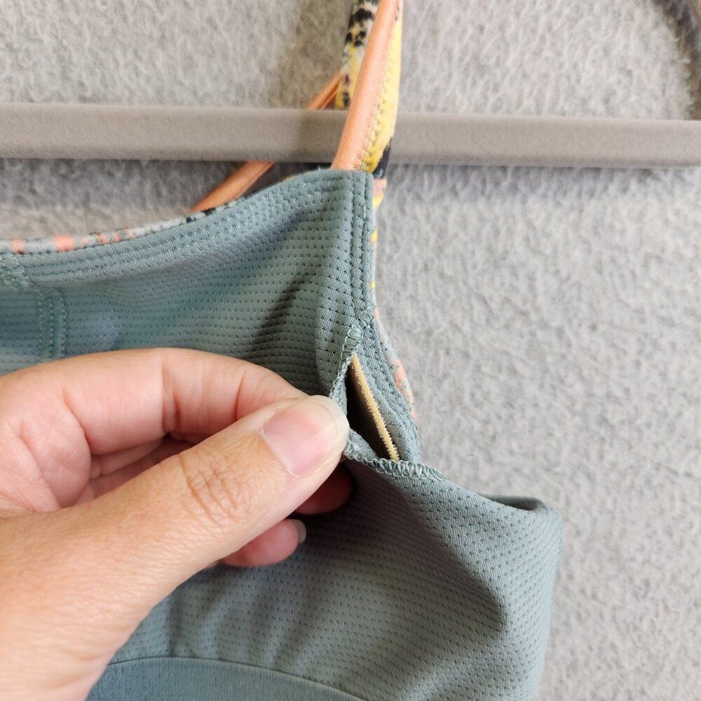 Athleta Girl Sports Bra Girls 12 Simone Biles Brushstroke Tank Because I Can - Picture 7 of 14